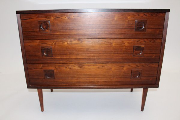 Scandinavian Modern Chest With 3 Drawers, 1960s-NB-1335578