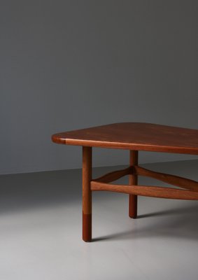 Scandinavian Modern Chunky Coffee Table by Yngve Ekström for Westbergs Furniture, 1950s-WRF-1739366