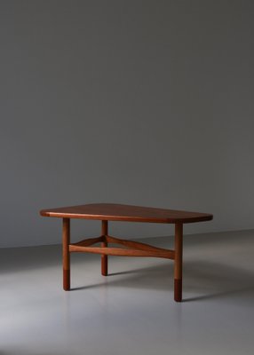 Scandinavian Modern Chunky Coffee Table by Yngve Ekström for Westbergs Furniture, 1950s-WRF-1739366