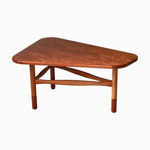 Scandinavian Modern Chunky Coffee Table by Yngve Ekström for Westbergs Furniture, 1950s-WRF-1739366