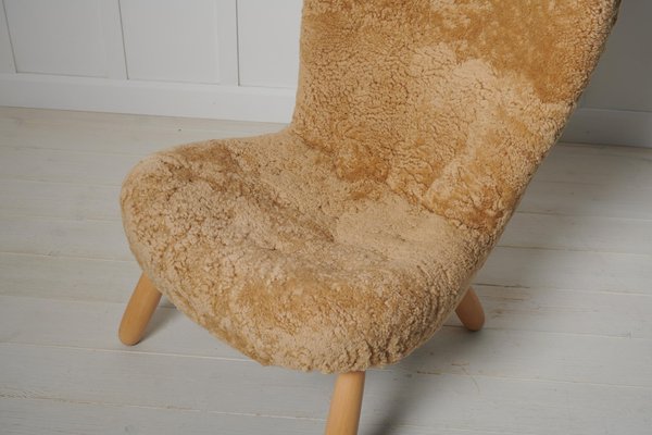 Scandinavian Modern Clam Chair attributed to Arnold Madsen, Denmark, 1940s-MJF-1721319