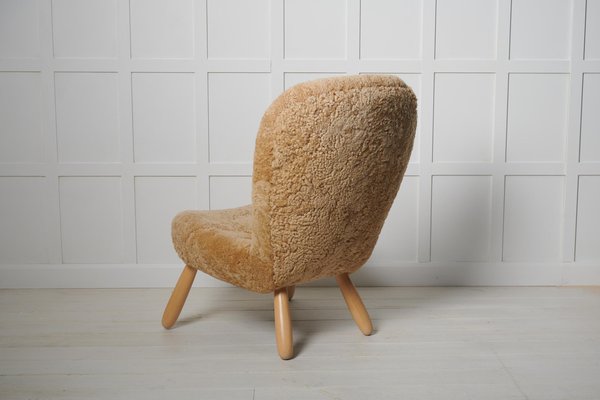 Scandinavian Modern Clam Chair attributed to Arnold Madsen, Denmark, 1940s-MJF-1721319