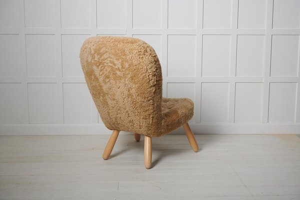 Scandinavian Modern Clam Chair attributed to Arnold Madsen, Denmark, 1940s-MJF-1721319