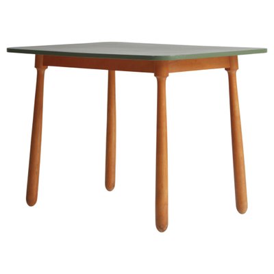 Scandinavian Modern Club Legged Desk / Table in Beech by Arnold Madsen, 1940s-WRF-1305539