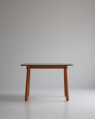 Scandinavian Modern Club Legged Desk / Table in Beech by Arnold Madsen, 1940s-WRF-1305539