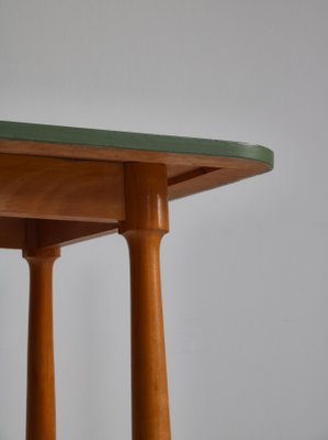 Scandinavian Modern Club Legged Desk / Table in Beech by Arnold Madsen, 1940s-WRF-1305539