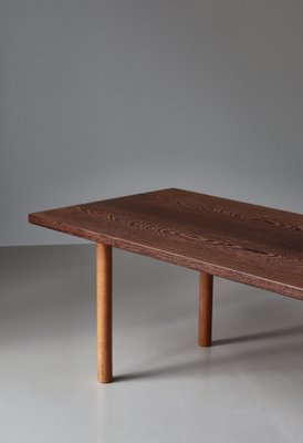 Scandinavian Modern Coffee Table in Wenge & Oak attributed to Hans J. Wegner for Andreas Tuck, 1950s-WRF-2041559