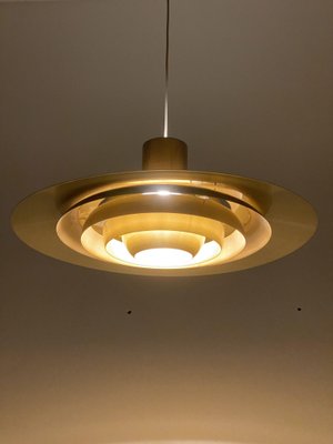 Scandinavian Modern Danish Aluminum Ceiling Lamp by Preben Fabricius & Jørgen Kastholm for Nordisk Solar, 1964-AX-1118613