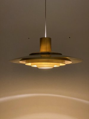 Scandinavian Modern Danish Aluminum Ceiling Lamp by Preben Fabricius & Jørgen Kastholm for Nordisk Solar, 1964-AX-1118613