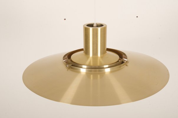 Scandinavian Modern Danish Aluminum Ceiling Lamp by Preben Fabricius & Jørgen Kastholm for Nordisk Solar, 1964-AX-1118613