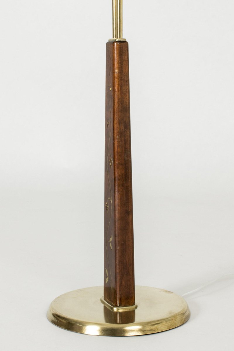 Scandinavian Modern Floor Lamp by Tor Wolfenstein, 1940s