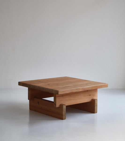 Scandinavian Modern Kvadrat Table in Pine by Roland Wilhelmsson for Karl Andersson & Söner, 1970s