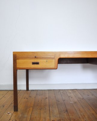 Scandinavian Modern Mahogany Desk by Ejnar Larsen and Axle Bender Madsen for Willy Beck-HPQ-1216136