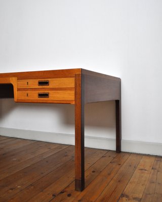 Scandinavian Modern Mahogany Desk by Ejnar Larsen and Axle Bender Madsen for Willy Beck-HPQ-1216136