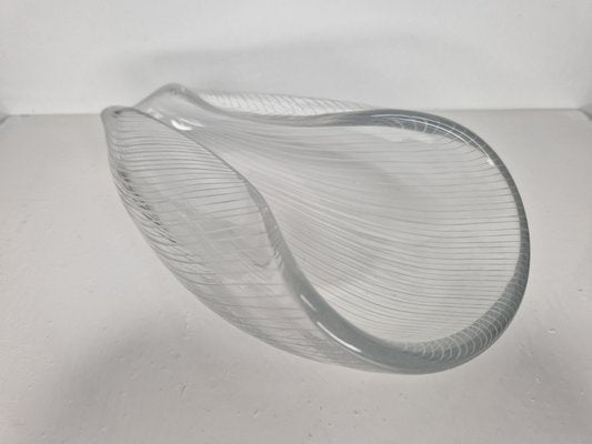 Scandinavian Modern Model 3342 Art Glass Bowl by Tapio Wirkkala for Iittala, 1950s-CTM-1837690