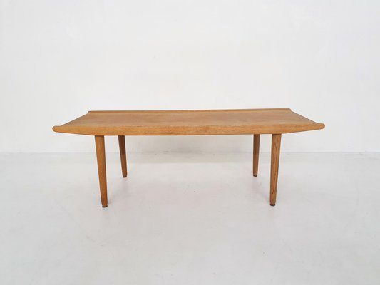 Scandinavian Modern Oak Coffee Table from Frem Rojle, Denmark, 1960s-ZO-973439