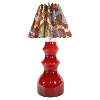 Scandinavian Modern Oxblood Red Table Lamp by Gert Nyström for Hyllinge, 1960s-RUK-1758068