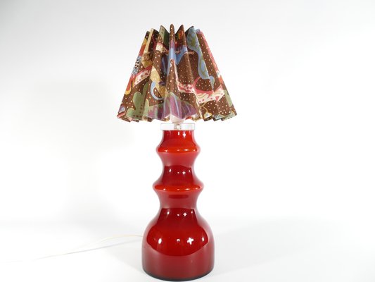 Scandinavian Modern Oxblood Red Table Lamp by Gert Nyström for Hyllinge, 1960s-RUK-1758068