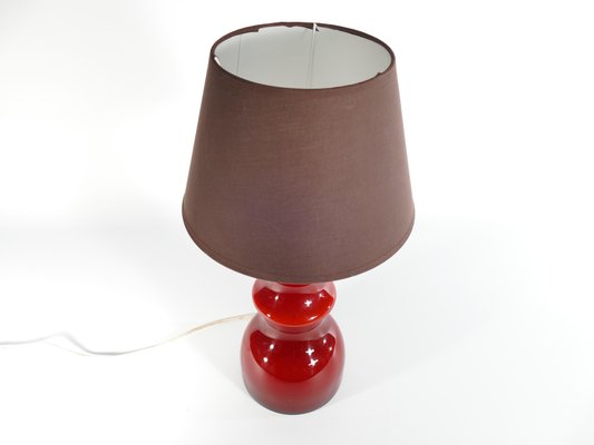 Scandinavian Modern Oxblood Red Table Lamp by Gert Nyström for Hyllinge, 1960s-RUK-1758068