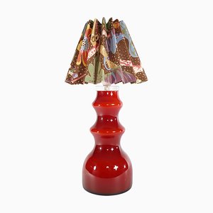 Scandinavian Modern Oxblood Red Table Lamp by Gert Nyström for Hyllinge, 1960s-RUK-1758068