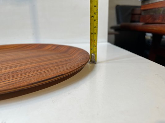 Scandinavian Modern Plates in Zebrawood, 1960s, Set of 12-LCR-1794476