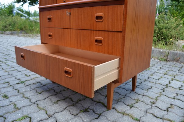 Scandinavian Modern Secretary Desk in Teak from Svegards Markaryd-UF-1315532