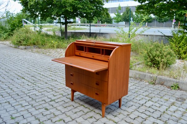 Scandinavian Modern Secretary Desk in Teak from Svegards Markaryd-UF-1315532