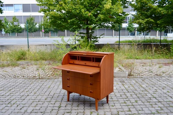 Scandinavian Modern Secretary Desk in Teak from Svegards Markaryd-UF-1315532