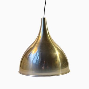 Scandinavian Modern Silhouette Pendant Lamp in Brass by Jo Hammerborg for Fog & Menup, 1970s-LCR-1152888