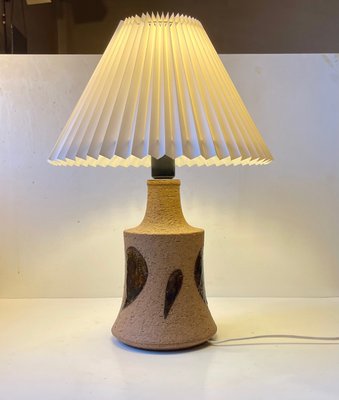 Scandinavian Modern Stoneware Table Lamp by Eigil Henriksen, 1970s-LCR-1090155