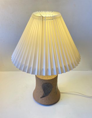 Scandinavian Modern Stoneware Table Lamp by Eigil Henriksen, 1970s-LCR-1090155