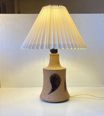 Scandinavian Modern Stoneware Table Lamp by Eigil Henriksen, 1970s-LCR-1090155