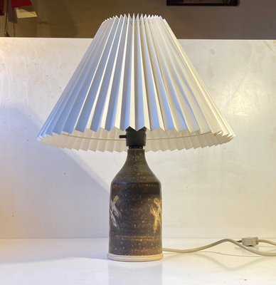 Scandinavian Modern Stoneware Table Lamp by Per Engstrom, 1970s-LCR-1090157