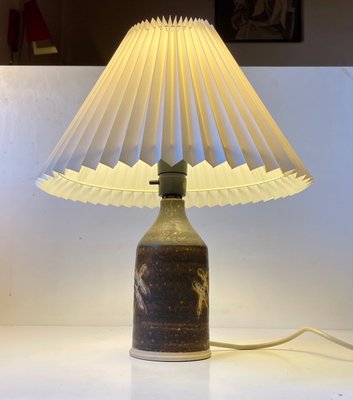 Scandinavian Modern Stoneware Table Lamp by Per Engstrom, 1970s-LCR-1090157