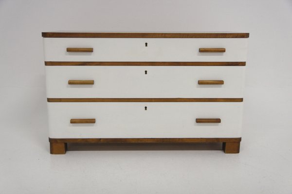 Scandinavian Modern Swedish Birch Chest of Drawers, Sweden, 1940s-GEK-2035544