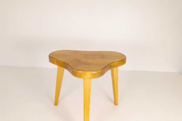 Scandinavian Modern Swedish Stool in Lacquered Birch, 1970s-UYK-1132463