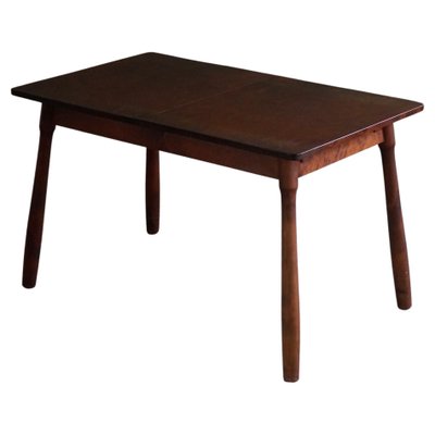 Scandinavian Modern Table in Beech with Club Legs by Arnold Madsen, 1940s-MXF-1437398