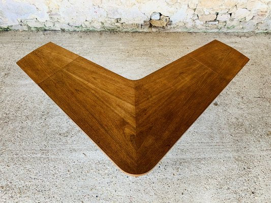 Scandinavian Modern Teak Boomerang Drop-Leaf Coffee Table from Samcom, 1960s-OJT-1021518