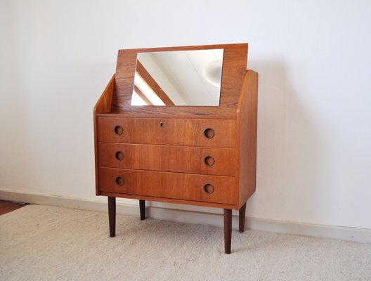 Scandinavian Modern Teak Secretaire, 1970s-HPQ-1347523