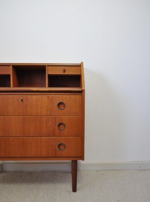 Scandinavian Modern Teak Secretaire, 1970s-HPQ-1347523