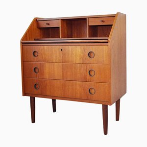 Scandinavian Modern Teak Secretaire, 1970s-HPQ-1347523