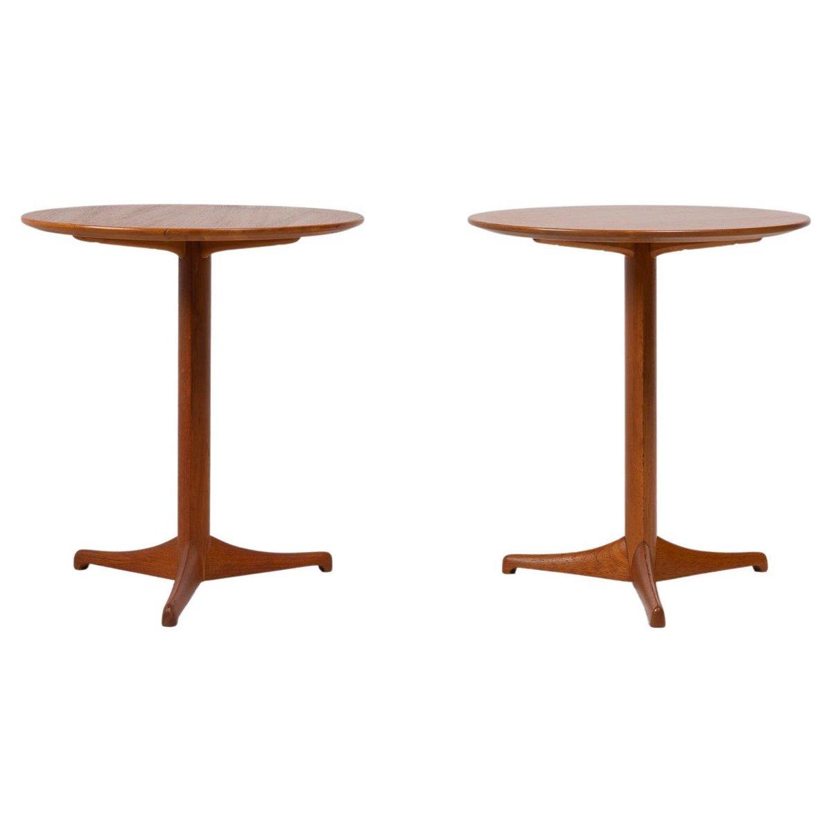 Scandinavian Modern Teak Tables by Kerstin Hörlin-Holmquist for Nordiska Kompaniet, Set of 2