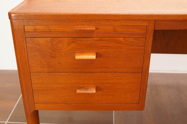 Scandinavian Modern Teak Writing Desk by H. Brockmann Petersen for Poul M. Jessen, 1960s-KIJ-1812595