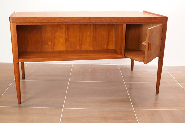 Scandinavian Modern Teak Writing Desk by H. Brockmann Petersen for Poul M. Jessen, 1960s-KIJ-1812595