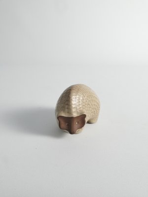 Scandinavian Modern Zigzag Patterned Earthenware Hedgehog, 1960s-RUK-1812301