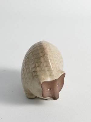 Scandinavian Modern Zigzag Patterned Earthenware Hedgehog, 1960s-RUK-1812301