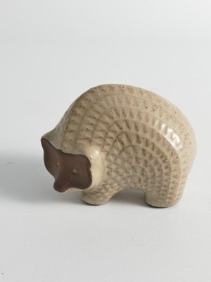 Scandinavian Modern Zigzag Patterned Earthenware Hedgehog, 1960s-RUK-1812301