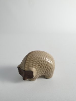 Scandinavian Modern Zigzag Patterned Earthenware Hedgehog, 1960s-RUK-1812301