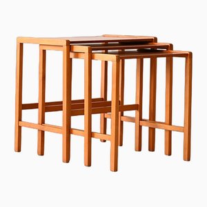 Scandinavian Nesting Tables, 1960s, Set of 3-QWP-1754631