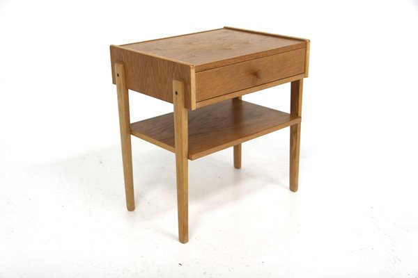 Scandinavian Oak Bedside Table, 1960-GEK-2041133